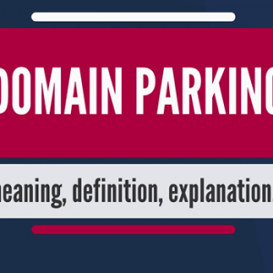 What is parked domain