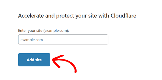 Add URL Cloudflare